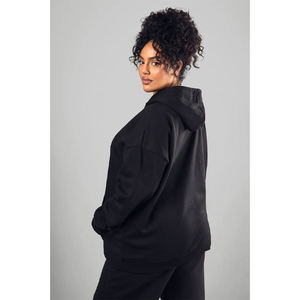 Sudadera con Capucha de Manga Larga para Mujer, Cuello Alto, Ropa Deportiva de Otoño, Colores y Logotipo Personalizables, Alta Calidad - Product Image 1
