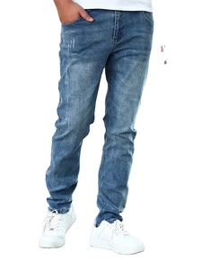 Pantalon en jean décontracté pour homme, mi-extensible, adouci, de haute qualité, écologique, coupe-vent, 4 saisons - Product Image 6