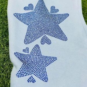 Sweat à capuche pour femme en coton 100% avec strass - Product Image 2