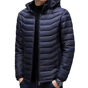 Latest Hooded <b>Jackets</b> <b>Packable</b> Warm Winter Coat Outerwear Fashion Style Quilted Padded Mens Puffer <b>Jacket</b> - Product Image 3