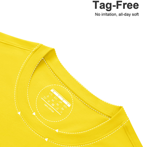 T-shirts à manches courtes, col rond, surdimensionnés, en coton, design et taille personnalisés, élégants, respirants, multicolores, t-shirts d'été - Product Image 5