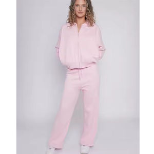 Conjuntos Deportivos de Alta Calidad, Corte Ajustado, 100% Algodón, para Mujer, Mangas Largas, Elegantes, Ligeros, de Secado Rápido, Conjunto de 2 Piezas - Product Image 5