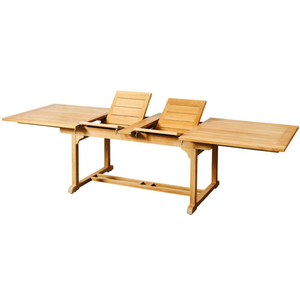 Handcrafted Premium Solid Teak Wood <b>Extendable</b> <b>Outdoor</b> <b>Dining</b> <b>Table</b> - Product Image 1