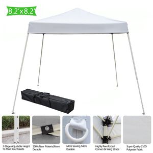 Spedizione Gratuita Tenda Pop-up Portatile 2,4 x 2,4m Impermeabile per Uso Domestico e Campeggio in Spiaggia YJ - Product Image 1