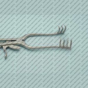 OR Grade Self Retaining Weitlaner Retractor 4.5 with 2×3 Sharp Prong Surgical Retractor <b>Plastic</b> & Orthopedic Surgery Instrument - Product Image 6