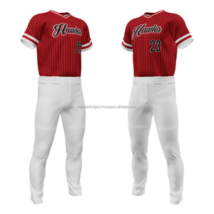 Vente en gros OEM, uniforme de maillot de baseball respirant, t-shirts de baseball vierges personnalisés par sublimation pour hommes - Product Image 6