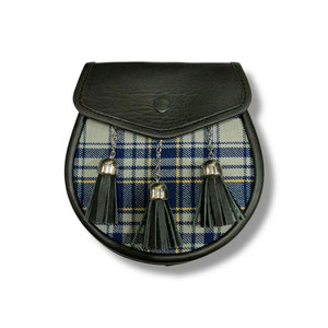 Tartán Escocés de Cuero Negro para Hombre, Hecho a Mano, de Alta Calidad, Accesorio Highland, Venta al Por Mayor 2026 - Product Image 4
