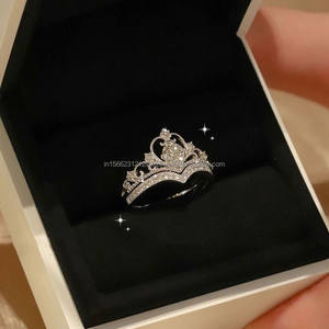 14k 18k Gold Plated Diamond <b>Ring</b> Customized Design 925 Sterling <b>Silver</b> <b>Ring</b> Original Diamond Wedding for Women CVD Diamond <b>Ring</b> - Product Image 4