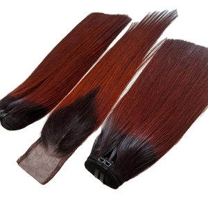 Meilleurs cheveux vietnamiens donneur unique de cheveux humains os de cheveux vierges droit Invisible sans couture prix de gros dentelle frontale couleur - Product Image 1