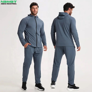 Eco Friendly Organic Cotton Sustainable <b>Tracksuit</b> Men Green Materials Casual Activewear Hooded Sweatshirt Combo Pack - Product Image 1