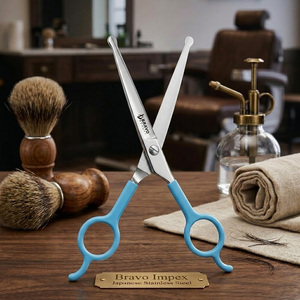 Professional <b>Barber</b> Scissors Stainless Steel Sharp Blade Tool High Hardness <b>Set</b> Salon Equipment Precision Crafting Kit 6-Inch - Product Image 1