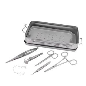 Ensemble de micro-chirurgie de base de 6 pièces avec boîte à instruments en acier inoxydable allemand par Grip Surgical - Product Image 1