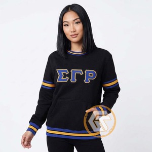 เสื้อสเวตเชิ้ตผู้หญิงลาย SIGMA GAMMA RHO สำหรับชมรมนักศึกษา ผลิตตามสั่งจาก GREEK TREASURES ผ้าฝ้าย 100% กันยับ สำหรับฤดูหนาว ขายส่ง - Product Image 2