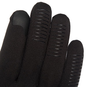 Unisex Black Full Finger Touch Screen <b>Gloves</b> Wrist Length Breathable Polyester/Cotton Unlined Winter Daily Use Outdoor Travel - Product Image 5