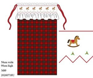 Sac de Noël sans manches certifié OEKO-TEX Babeeni, en tissu, forme rectangulaire, taille printemps - Product Image 1