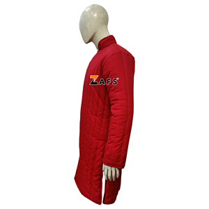 Authentic Medieval Red Gambeson Jacket Handmade Thick Padded Cotton Armor Coat Full Sleeve <b>Winter</b> Protective Reenactment Jacket - Product Image 4