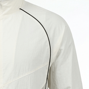 เสื้อแจ็คเก็ตกันลมสีพื้นแบบกำหนดเอง เสื้อแจ็คเก็ตซอฟต์เชลล์สำหรับกิจกรรมกลางแจ้ง เสื้อแจ็คเก็ตผู้ชายสำหรับเล่นกีฬาฤดูหนาวลำลอง พร้อมโลโก้ - Product Image 5