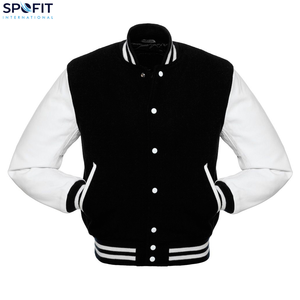 Fabricant OEM – Blousons universitaires de haute qualité pour garçons, blousons de baseball personnalisés avec broderie, blousons universitaires style streetwear pour hommes - Product Image 1