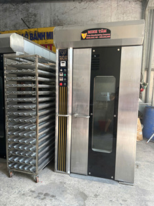 Four rotatif multifonctionnel automatique portable haut de gamme LX32M Minh Tam Vietnam Electric Bakery 380V avec garantie d'un an et 32 plateaux - Product Image 6