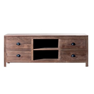 Wooden Modern Living Room TV Stands Teak Wood TV Table Modern Minimalist TV <b>Cabinet</b> for Modern and Classic Home Furniture - Product Image 5
