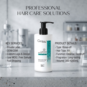 Shampooing Démêlant Anti-Excès de Sébum Faible MOQ Logo Personnalisé Formule Clarifiante Sac Personnalisé - Product Image 1