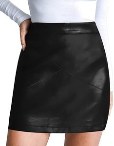Jupe courte en cuir véritable pour femmes, qualité supérieure, taille haute, fermeture éclair, jupe moulante, design personnalisé OEM ODM - Product Image 3