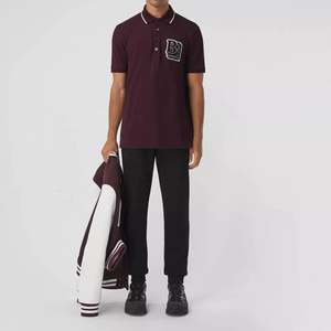 Camiseta de Cuello Alto Transpirable para Hombre, Nueva Llegada 2026, Venta al Por Mayor, Logotipo Bordado Personalizado, Uniforme de Golf, Viscosa/Algodón Ecológico - Product Image 3