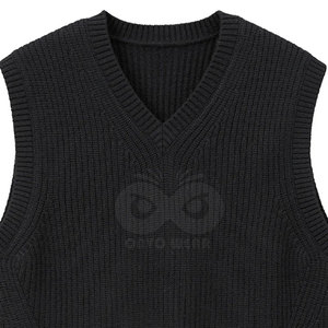 Custom Knitted <b>Vest</b> <b>Sweater</b> <b>Men</b> Soft Knitwear Sleeveless Casual Winter Top New Fashion Wholesale Clothing - Product Image 6