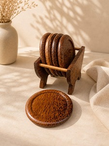 Posavasos de madera de primera calidad para tazas de té y café, lujosos posavasos de madera para mesa a un precio competitivo. - Product Image 3