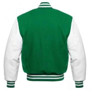 Chaqueta Universitaria Unisex Estilo Letterman, Diseño Personalizado, Corte Moderno en Color Negro, Cuello Alto, Grosor Delgado para Chicas - Product Image 4