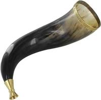 Shofar en corne de buffle fait main de haute qualité, écologique, design moderne et traditionnel, pour usage religieux, artisanat intemporel