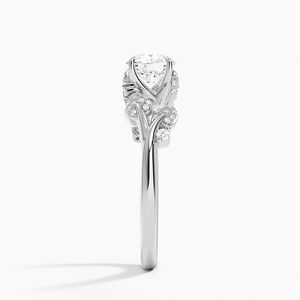 Anillo de Boda BOJ Ring 033 con Corte Redondo, Plata 925, Diamantes y Baño de Rodio, 2ct, Color D, VVS1, Moissanita, Certificado GRA - Product Image 3
