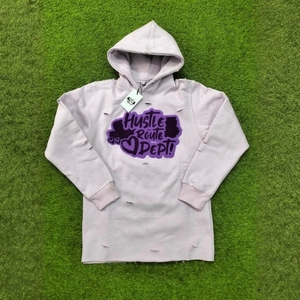 Sudadera con Capucha de Punto para Hombre, Estilo Vintage, Premium |   Sudadera Holgada Estilo Urbano al por Mayor Vanguardista Desestructurada - Product Image 2
