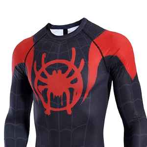 Camisetas de Compresión para Gimnasio, Manga Larga, Personalizadas, BJJ MMA, Transpirables, Ecológicas, Impresas con Serigrafía, Rashguard para Hombre, Alta Calidad, 220g - Product Image 3