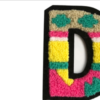 Écussons brodés en chenille pour vêtements, vestes, chapeaux et tenues décontractées - Couleurs et tailles personnalisées |   Vente en gros