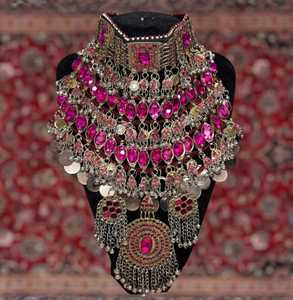 Proveedor Directo de Conjuntos de Joyería Afgana para Bodas y Fiestas, Nueva Edición para Adultos, Joyería Étnica Rara de Diseño Pashtun Afgano - Product Image 3