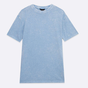 Premium Quality Hot Sale Regular Fit Short Sleeve O-Neck Acid <b>Wash</b> T-Shirt 240gsm Blank Summer Quick Dry Eco-Friendly Men Women - Product Image 6