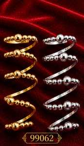 MOLL JEWELLERS 99062 ชุดแหวนทรงกลม ชุบทอง 18K โลหะผสม ประดับเพชรซิร์คอน สำหรับทุกเพศ สไตล์ทันสมัย ใส่ได้ทุกวัน เหมาะสำหรับงานปาร์ตี้ - Product Image 1