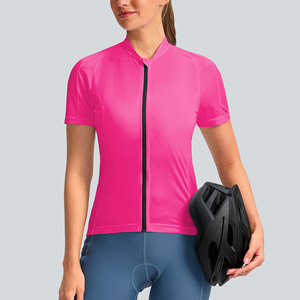 Maillot de cyclisme rétro pour femme à manches courtes, séchage rapide, pour vélo de route, tenue de cyclisme extérieur, haut de course - Product Image 1
