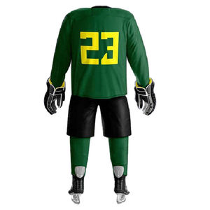Premium Quality Factory Price Custom Made Teamwear Professional Breathable Solid Short Ice Hockey Uniform <b>Polyester</b> Quick Dry - Product Image 4