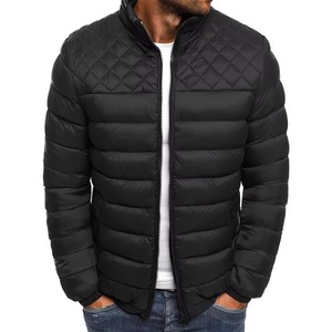 Nouveauté RNSHANGER Veste d'hiver pour homme, coupe ajustée, imperméable, coupe-vent, épaisse, style bomber, personnalisée - Product Image 5