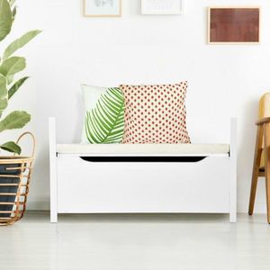 Shoe Bench with Cushion Seat Hallway Entryway Storage Rack Organiser for Shoe Boxes - Product Image 5