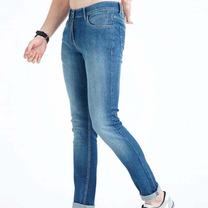 Pantalones Vaqueros para Hombre, Estilo Urbano, Corte Ajustado Vintage, Elásticos, con Diseño Bordado, Jeans Rectos para Hombre - Product Image 2