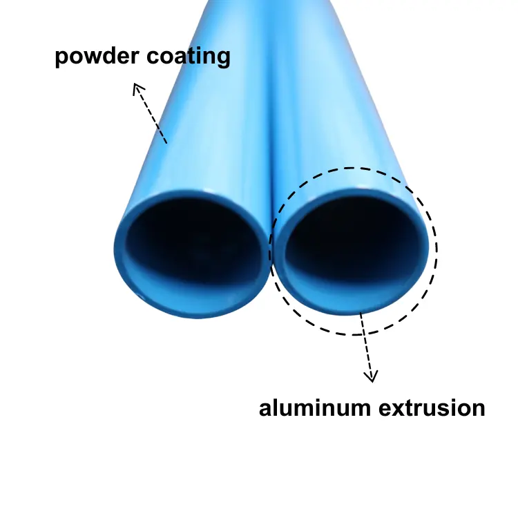 CNC daire alüminyum profil ekstrüzyon al 7075 t6 tüp