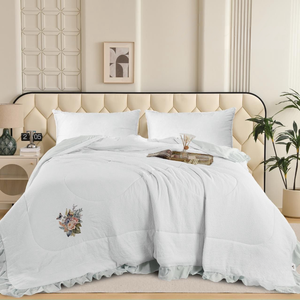 Edredón Premium de Lavanda Ultra Suave |   Ropa de Cama Ligera, Hipoalergénica y de Lujo |   Manta Decorativa Cálida y Acogedora para Dormitorio - Product Image 1