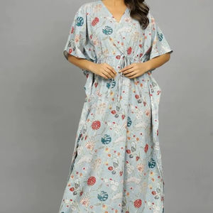 ชุดคลุมชายหาดผ้าฝ้ายอินเดียทำมือ น้ำหนักเบา เหมาะสำหรับฤดูร้อน - Product Image 1