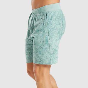 Shorts de sport en coton pour hommes en gros / Shorts de jogging légers et élastiques pour hommes, coupe ajustée, pour entraînement, décontractés, fitness, plage - Product Image 3