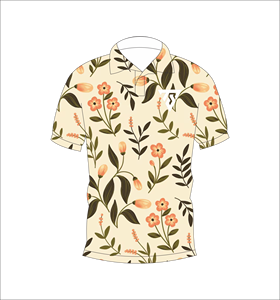 Polo à manches courtes pour hommes, imprimé floral et botanique, décontracté, mode été, T-shirt de golf - Product Image 4