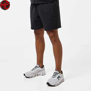 Conjunto Deportivo Cortavientos con Capucha para Hombre, Chaqueta con Cierre Completo y Pantalones Cortos, Ropa Deportiva Ligera Estampada, Conjunto de Pantalones Cortos de Nailon para Invierno - Product Image 4