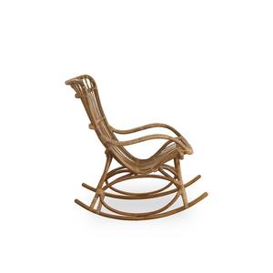 New Arrival Eco Friendly Handwoven Rattan Rocking Armchair For Living Room And Resort Furniture From Vietnam Manufacturer - Product Image 4